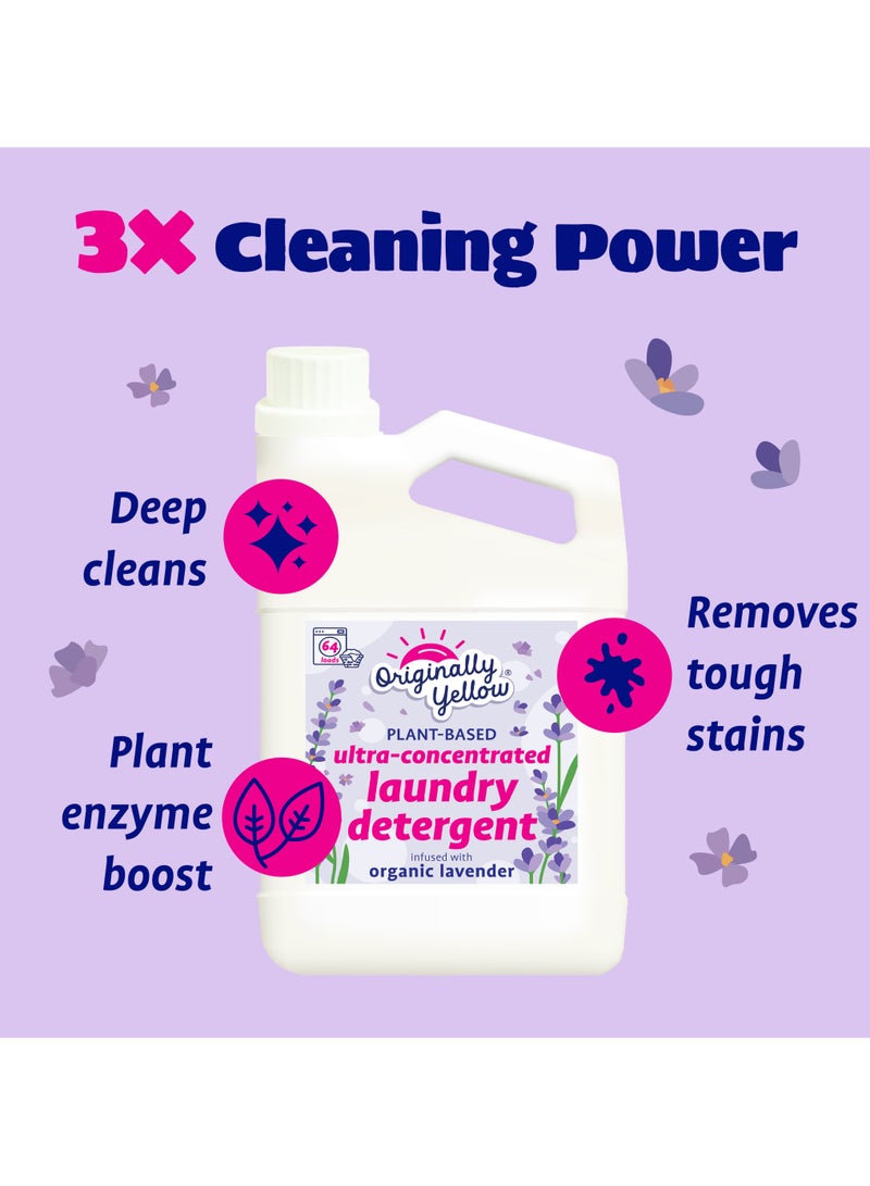 Originally Yellow Organic Plant Based Lavender Laundry Detergent - Image 2