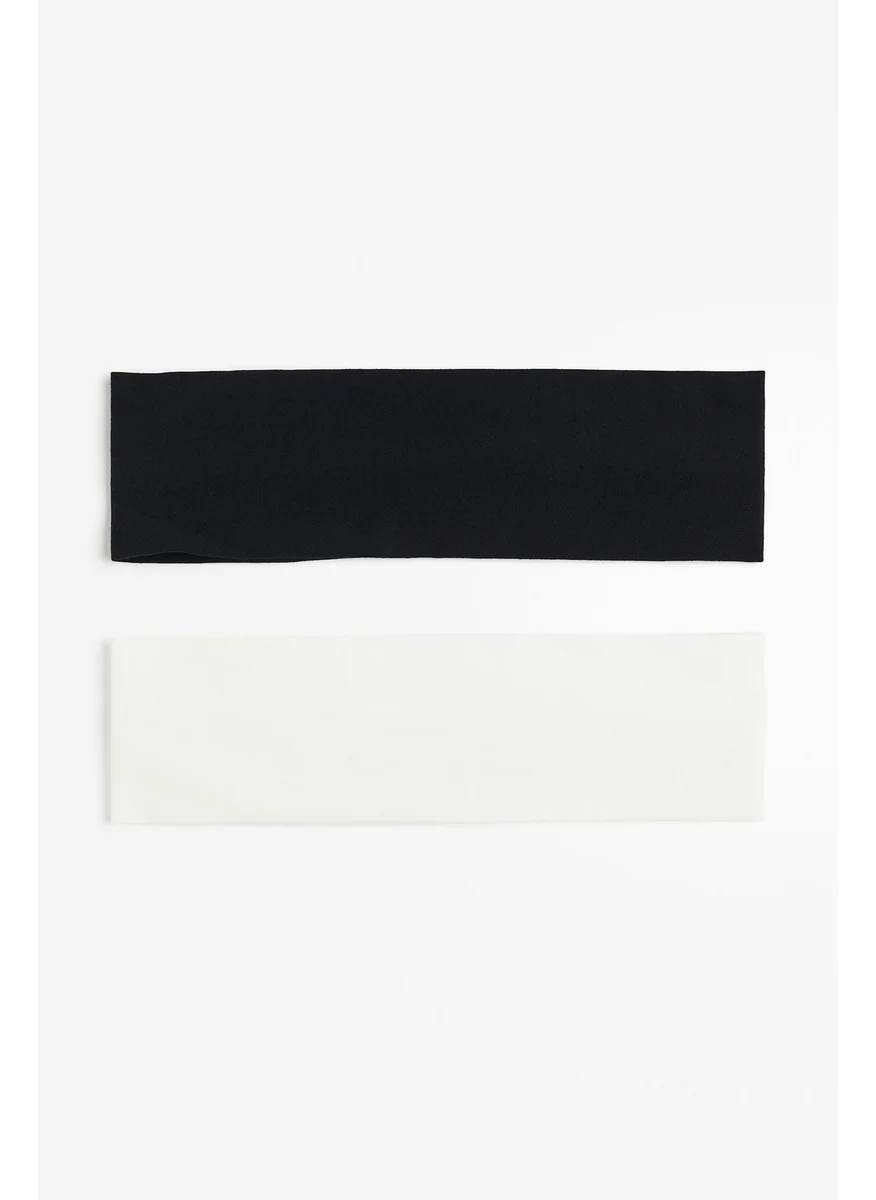 H&M 2-Pack Jersey Headbands
