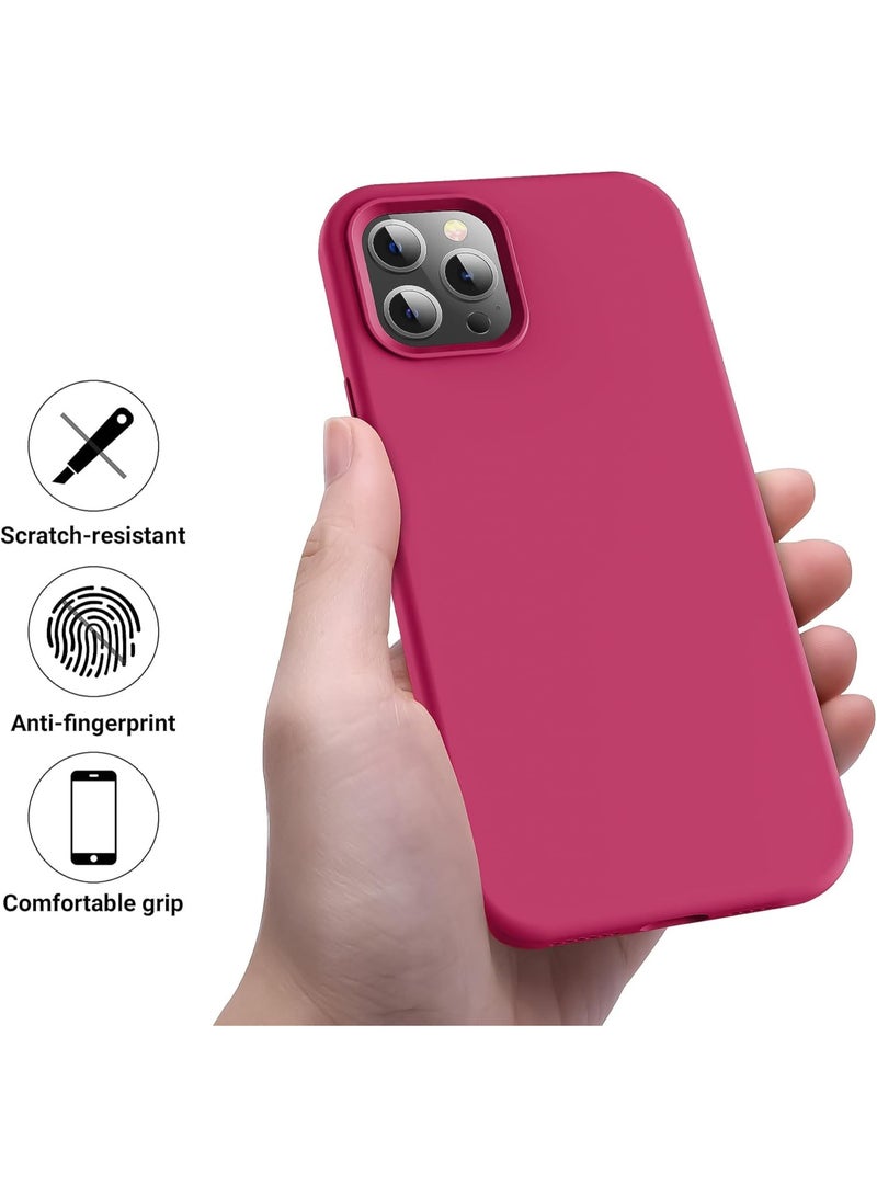 ACLIX Premium Liquid Silicone Case for iPhone 15 Pro Max Slim Fit, Soft Touch with Microfiber Lining & Enhanced Camera Protection - Durable & Anti-Fingerprint | Rose - Image 2