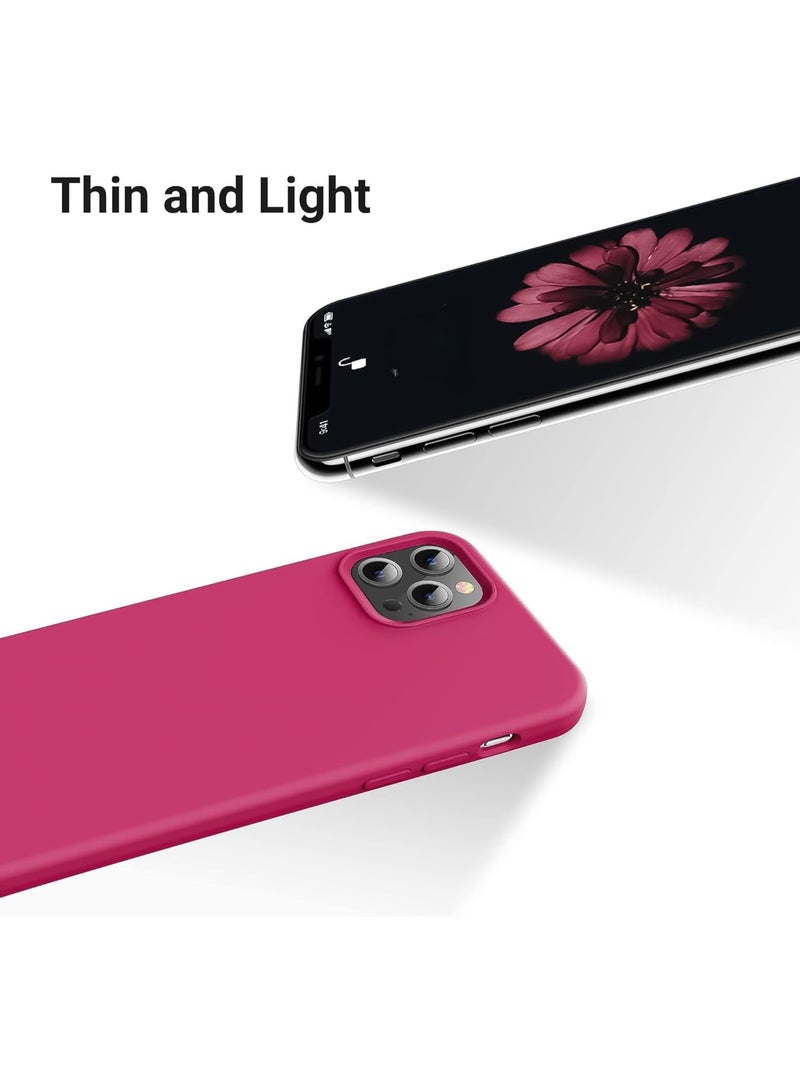 ACLIX Premium Liquid Silicone Case for iPhone 15 Pro Max Slim Fit, Soft Touch with Microfiber Lining & Enhanced Camera Protection - Durable & Anti-Fingerprint | Rose - Image 5
