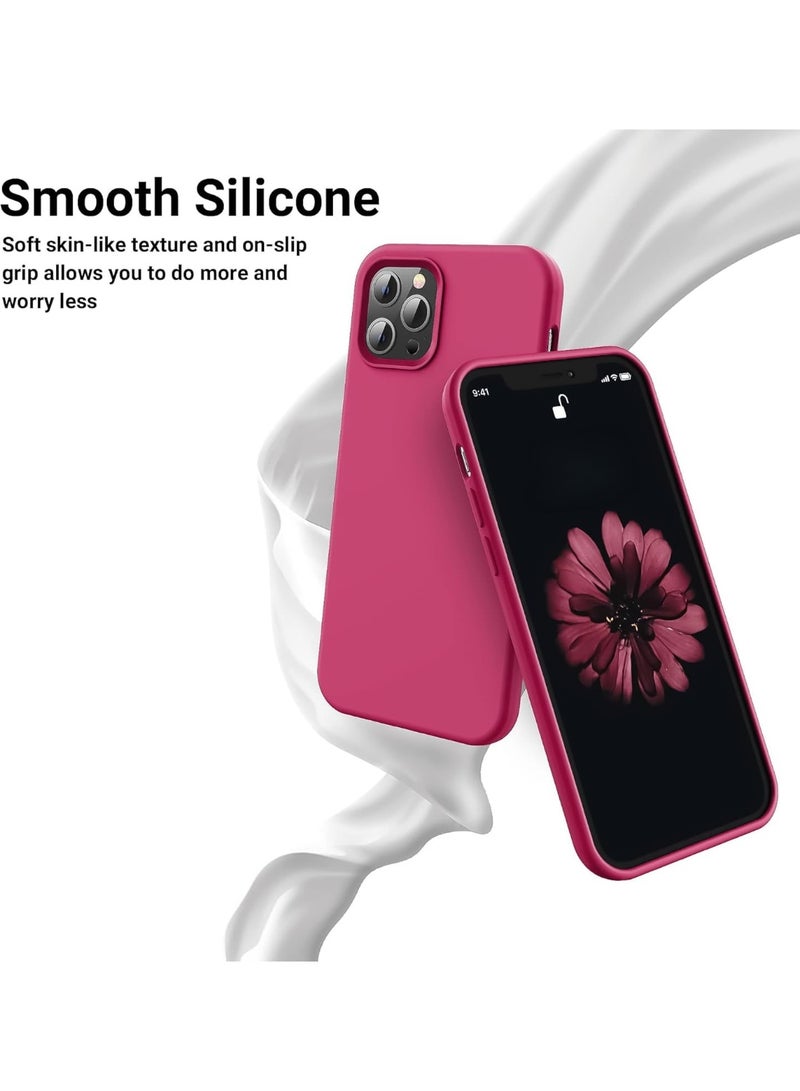 ACLIX Premium Liquid Silicone Case for iPhone 15 Pro Max Slim Fit, Soft Touch with Microfiber Lining & Enhanced Camera Protection - Durable & Anti-Fingerprint | Rose - Image 4