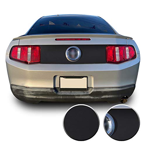 GOMU Trunk Rear Decklid Trim Overlay Pre Cut Graphic Vinyl Decal Compatible with Ford Mustang 2010 2011 2012 2013 2014 - Matte Black - Image 1
