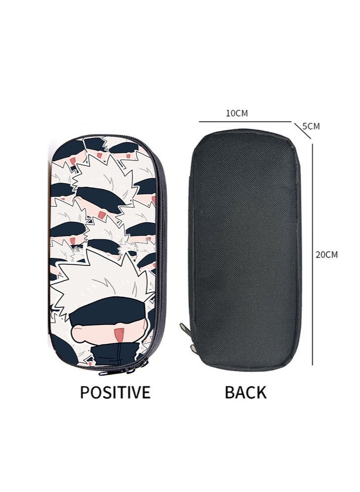 عام جوجوتسو كايسن جوجو ساتورو مقلمة ، سعة كبيرة تخزين مقلمة لطلاب المدارس الابتدائية والمتوسطة ، حقيبة أدوات مكتبية للأطفال - Image 2