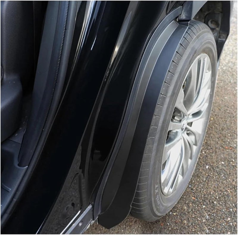 2021 2022 تويوتا هايلاندر كراون كلوجر حاجز الطين الخلفي حاجز الجنط حاجز الرش أسود - Image 4