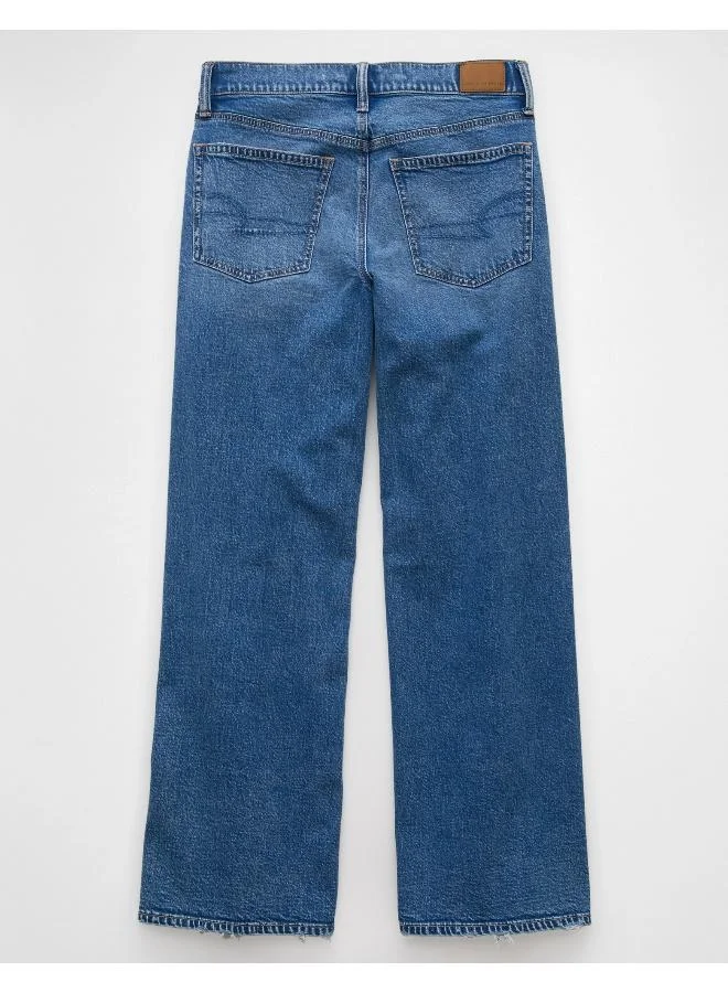 امريكان ايجل AE Strigid Low-Rise Ultra Wide-Leg Jean