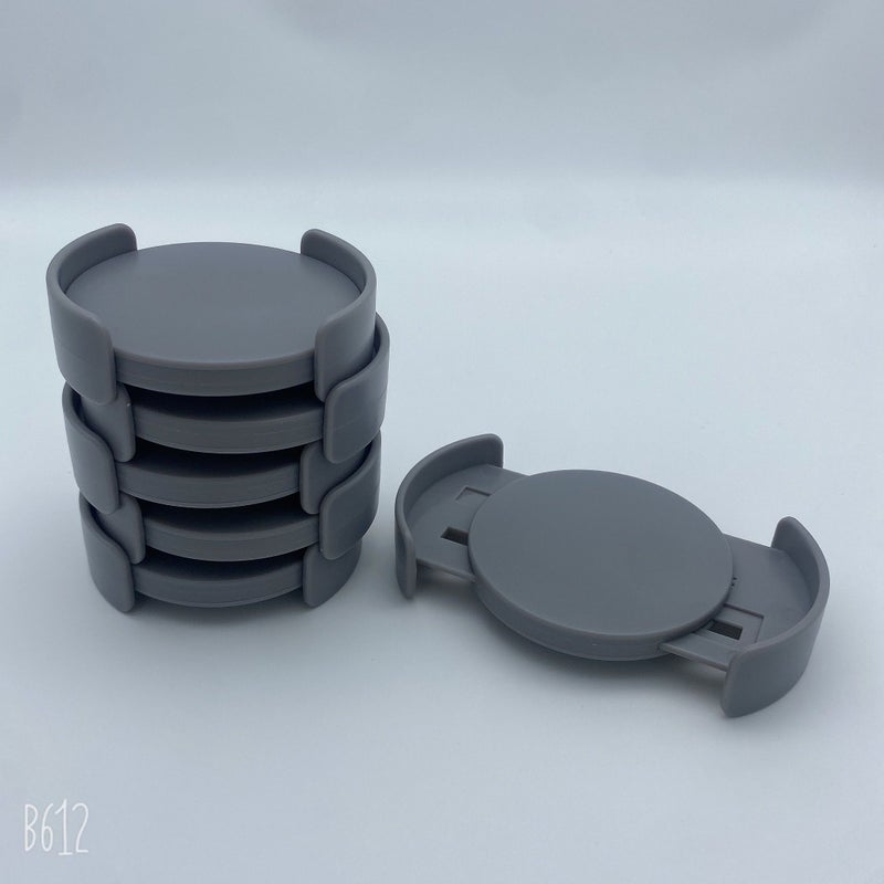Black 6pcs Coffee Cup Mugs Storage Rack with Stacker for Kitchen Cabinet - Image 2