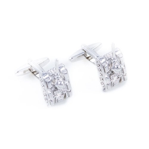 MRCUFF Tank Pair Cufflinks in a Presentation Gift Box & Polishing Cloth - Image 3