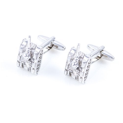 MRCUFF Tank Pair Cufflinks in a Presentation Gift Box & Polishing Cloth - Image 4