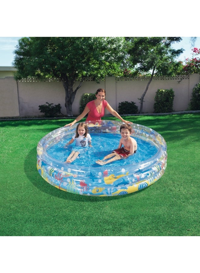 Bestway - Bestway Deep Dive 3-Ring Inflatable Pool (183 x 33 cm) - Image 1