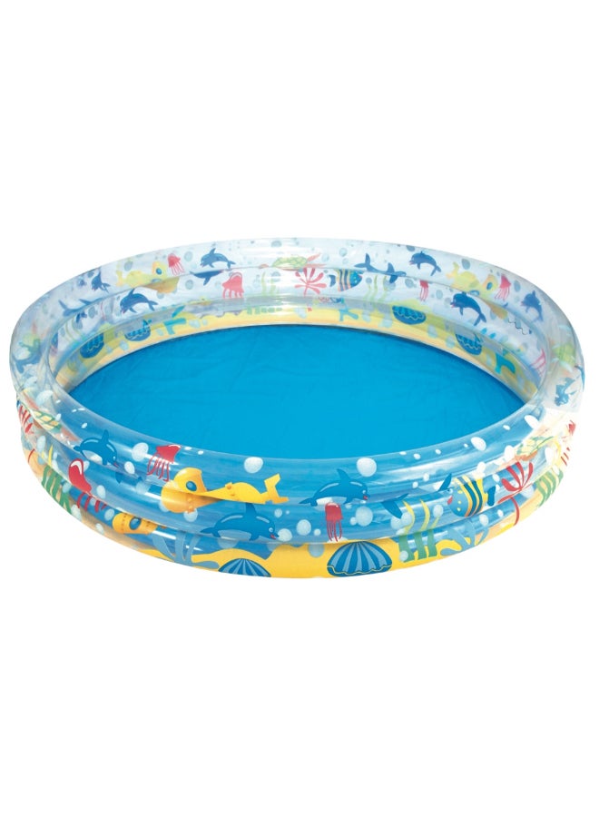 Bestway Deep Dive 3-Ring Inflatable Pool (183 x 33 cm) - Image 1