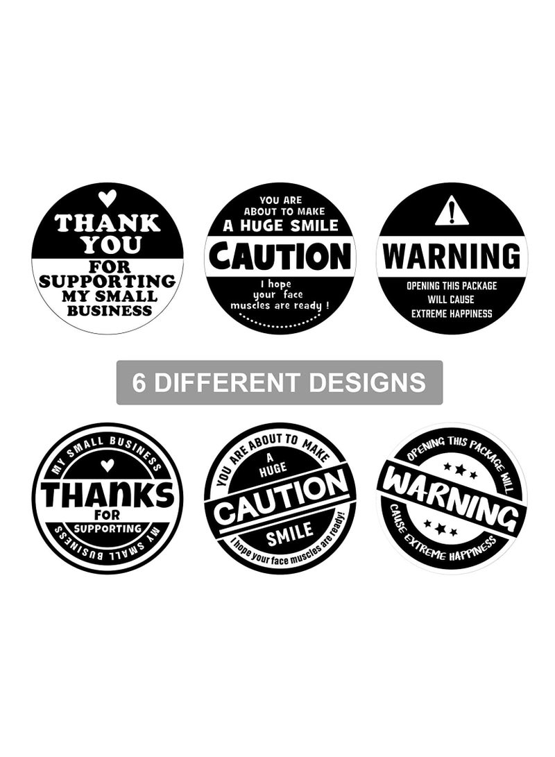 Thank You Roll Stickers 500 Pieces 15 Inch Extreme Happiness Labels Perfect for Business and Personal Wrapping Supplies - Image 2