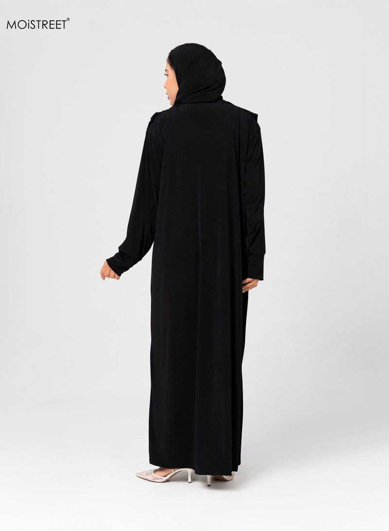 MOiSTREET Prayer Dress Black - Image 5