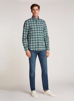 TOMMY HILFIGER Checked Regular Fit Poplin Shirt  - Image 4