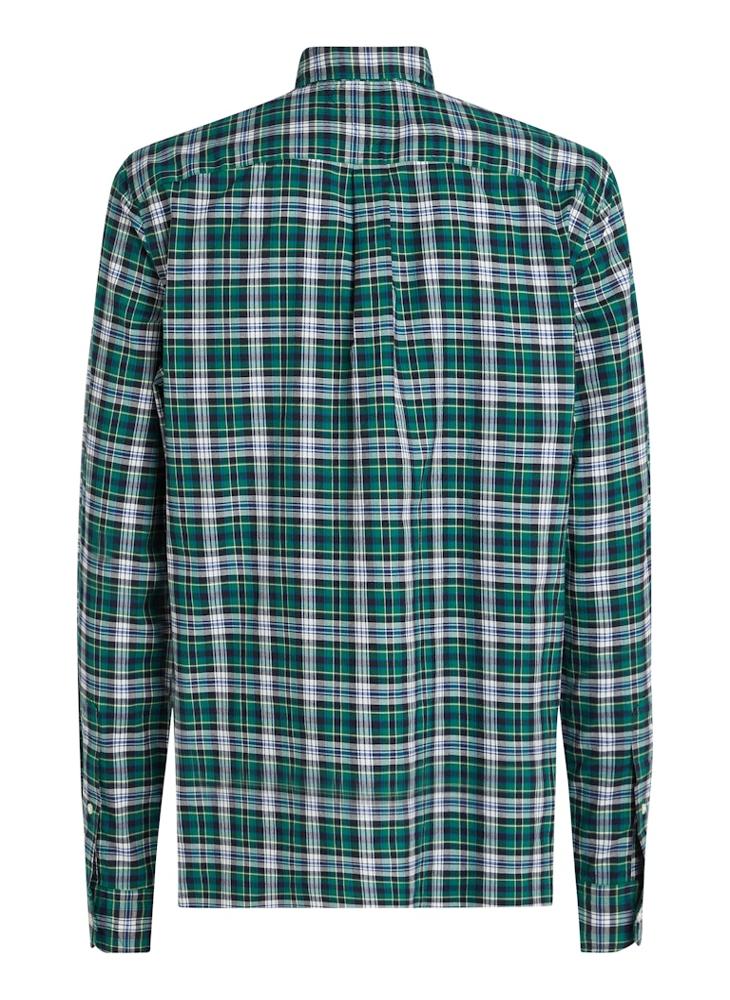 TOMMY HILFIGER - Checked Regular Fit Poplin Shirt - Image 1