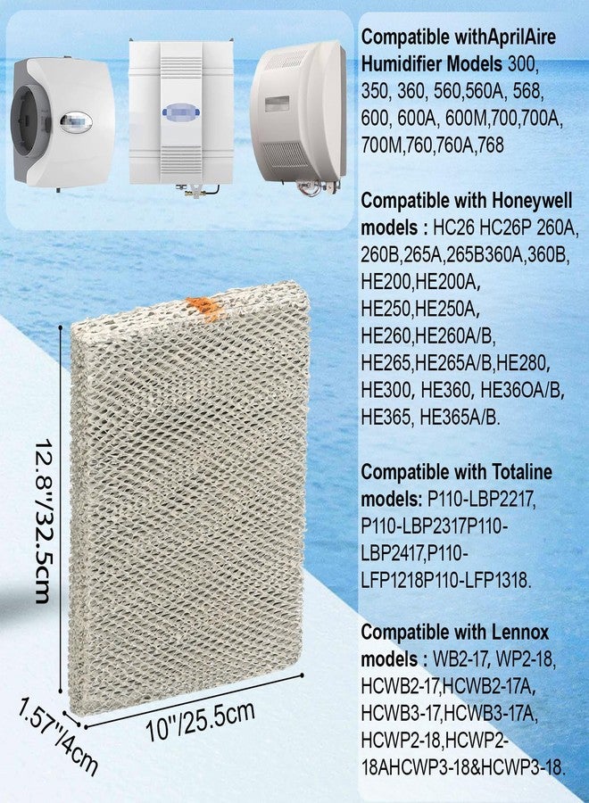 GGTE 35 Water Panel Humidifier Filter Replacement Made of Aluminum Mesh for AprilAire Humidifier Models 350, 360, 560, 560A, 568, 600, 600A, 600M, 700, 700A, 700M, 760, 760A, 768 (2Pack) - Image 2