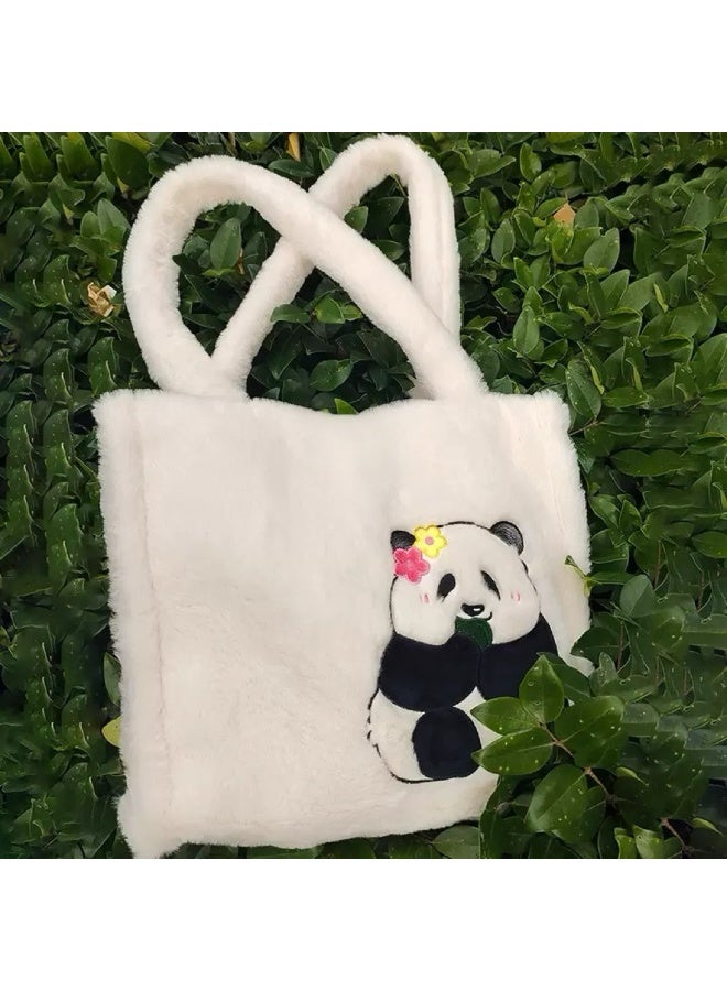 حلو باندا بلوش كيس توت - غير أبيض ، سعة كبيرة ، ناعمة ودائمة ، مثالية للتنقل اليومي - Image 2