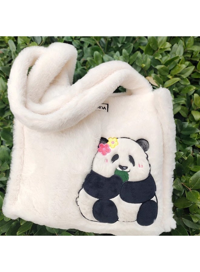 حلو باندا بلوش كيس توت - غير أبيض ، سعة كبيرة ، ناعمة ودائمة ، مثالية للتنقل اليومي - Image 5