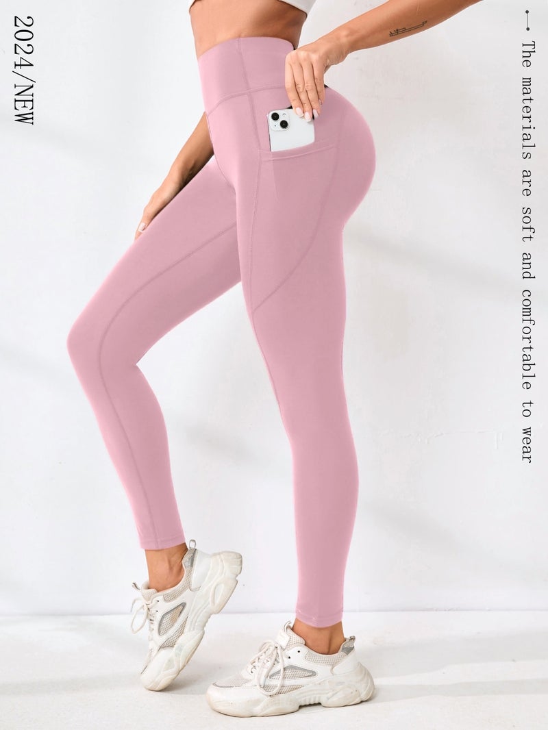 Women's High Waist Slimming Yoga Leggings for Running & Outdoor Sports - Image 5