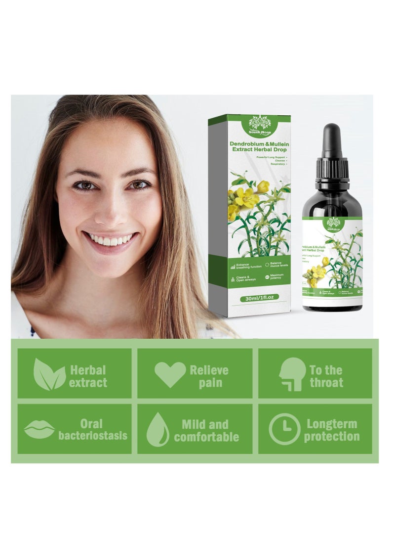 SOUTH MOON - Dendrobium Mullein Extrct Herbal Drop for Anti-snoring and Nose-clearing Care Body Essence - Image 1