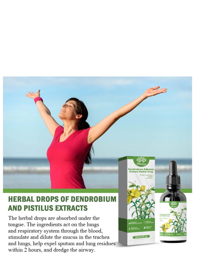 SOUTH MOON - Dendrobium Mullein Extrct Herbal Drop for Anti-snoring and Nose-clearing Care Body Essence - Image 1