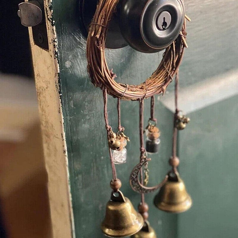 woobles Witch Bell Protection Door Handle Pendant Hanging Witch Bells Witchcraft Supplies for Home X1I2 Decor Bells - Image 5