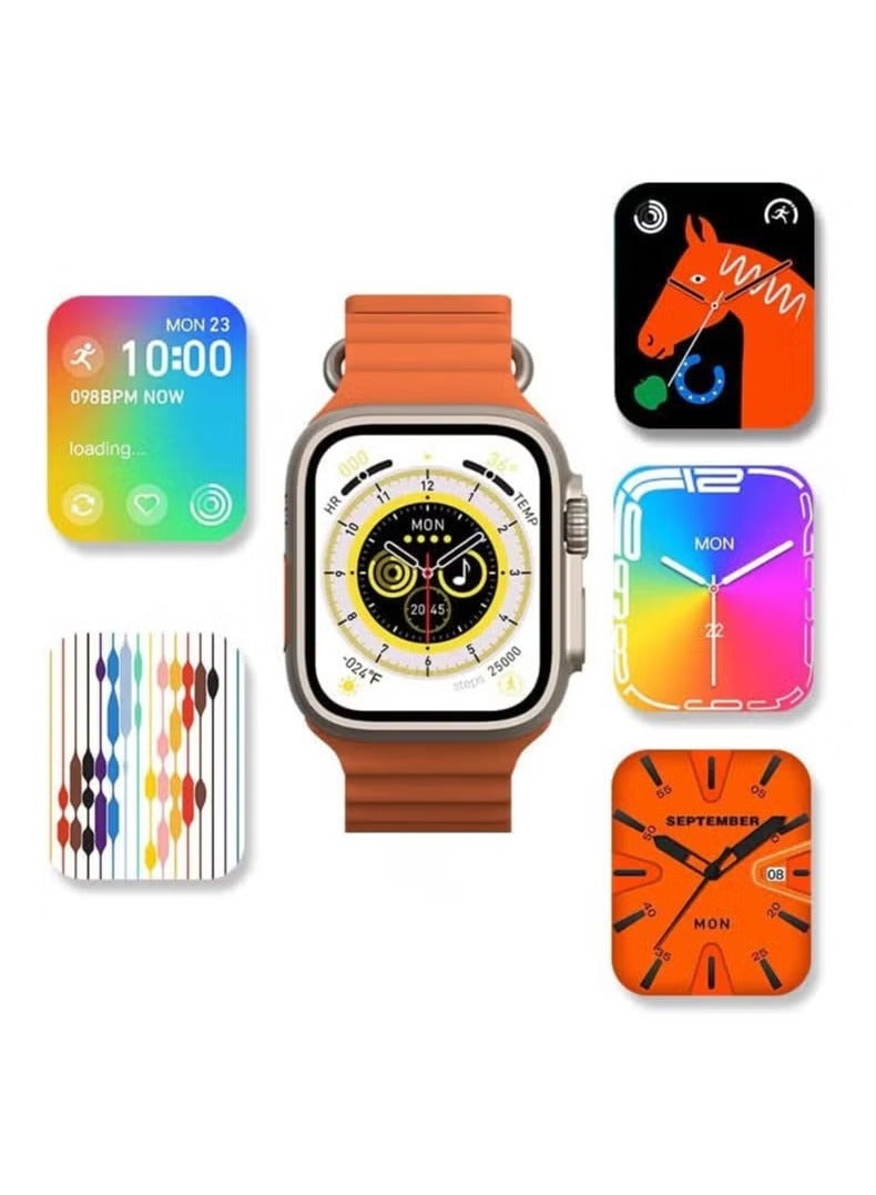 X8+ Plus Ultra SmartWatch - 49mm - Orange