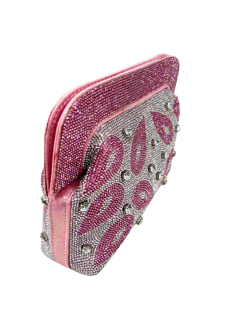 Harsha's Glam Clutches Beaded Rhinestone Clutch - Image 2