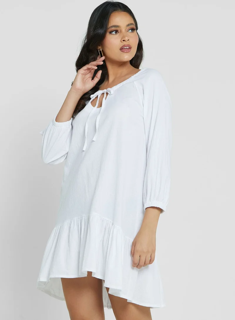 ELLA Keyhole Layered Dress