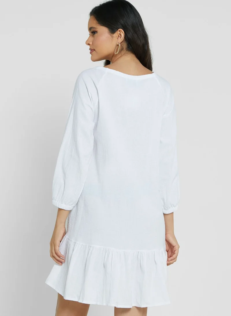 ELLA Keyhole Layered Dress