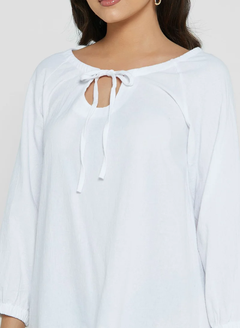 ELLA Keyhole Layered Dress