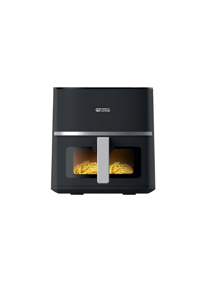 General Supreme Air Fryer, 5.5L Capacity, X-Cyclone Technology, Reheat & Defrost Functions, 1600W, Black,GSAF55WBM - Image 1