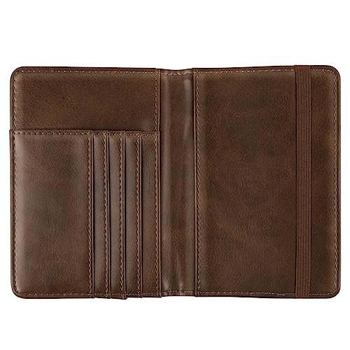 Coco Rossi Passport Holder Cover,Traveling Passport Case Cute Passport Wallet for Women,Leopard - Image 4