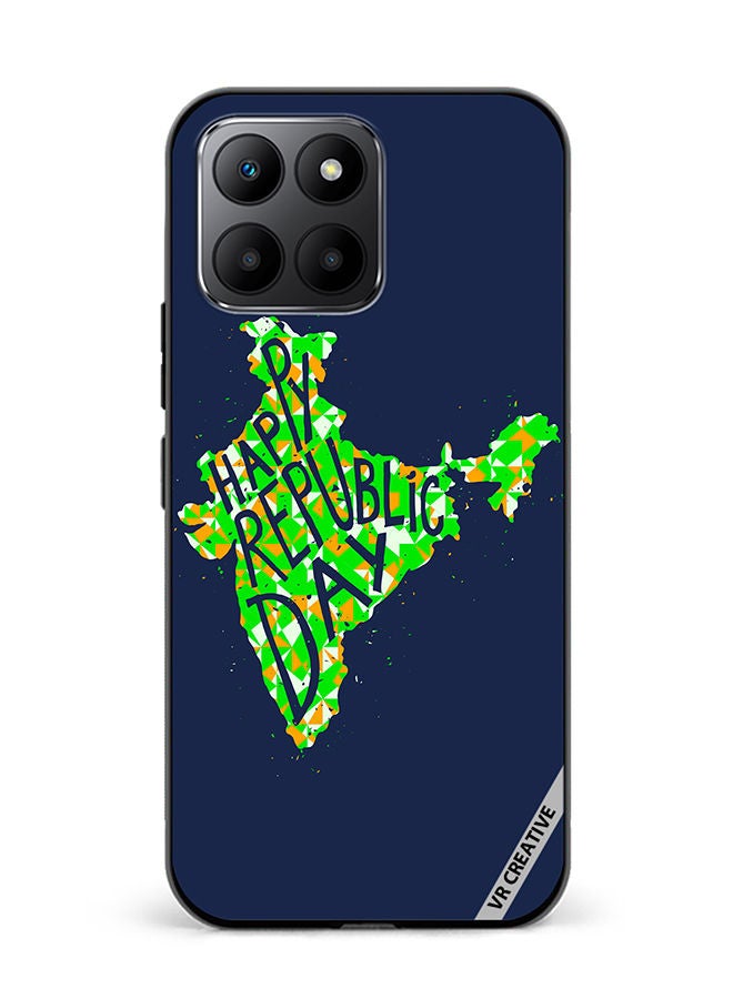 VR CREATIVE Protective Case Cover For Honor 70 Lite Happy Republic Day Typographic Hindi Design Multicolour - Image 1