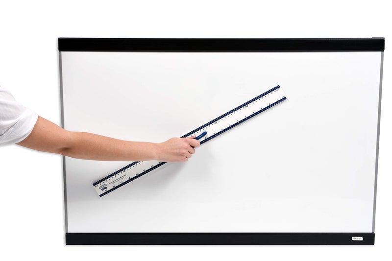 LEARNING ADVANTAGE Magnetic Dry Erase Straight Edge - 24” - Jumbo Teaching Ruler - Measurement Tool for Whiteboards and Chalkboards - Image 5