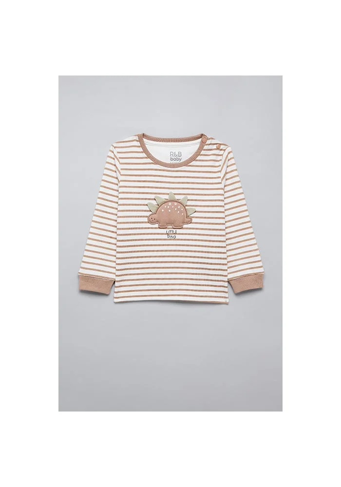 R&b Striped T-Shirt and Joggers Set