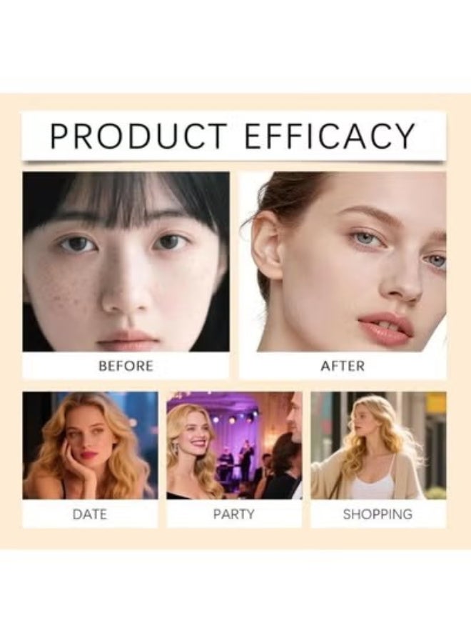 zephoco Soft Matte Cream Concealer, 8 Tone Palette with Brush, Applicator, Waterproof, Full Coverage for Blemishes and Covers Stains, Long-Lasting Moisturizer, Lightweight (Medium Color) - Image 2
