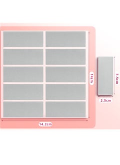 Realfrog 400PCS(40Sheets) Scratch Off Stickers Labels - Rectangle, Gray, 14.2mm*14mm Self-Adhesive Easy to Peel and Stick for DIY Wedding Party Games Fundraisers Promotions  - Image 2