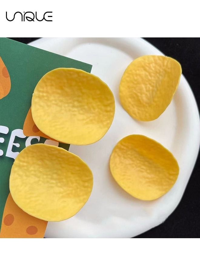 Unique - 4 Pcs Hairpins - Potato Chips Hairpin Girl - Potato Chip Hairpin Funny Hairpin Duckbill Accessories - Hair Clasps Accessories for Women Girls Adult Kids - Image 1