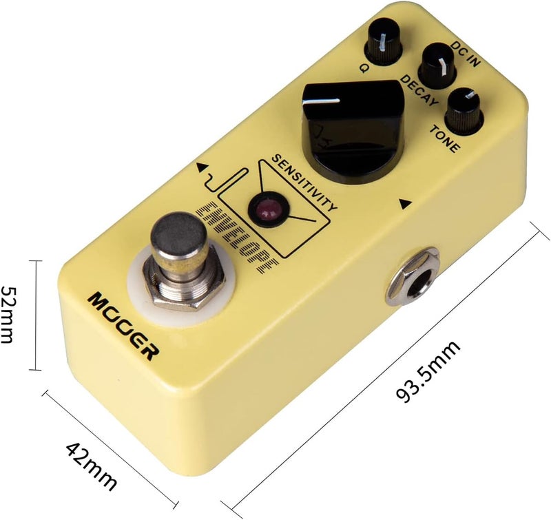 Mooer - Analog envelope filter, dynamic automatic Wah pedal, exaggerated funk, subtle and sensual, static frequency filter effects for guitar and bass. - Image 3