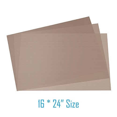 Selizo 10 Pack PTFE Teflon Sheet for Heat Press 16" x 24" Non Stick Heat Resistant Craft Mat - Image 2