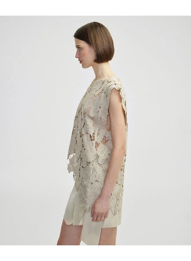 إبيكيول Asymmetric Crochet Blouse