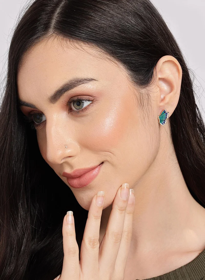 SOHI Contemporary Artificial Stud Earring Jewellery