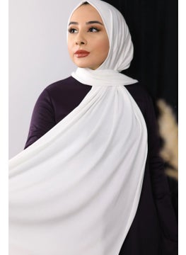 Cotton Combed Shawl Ecru