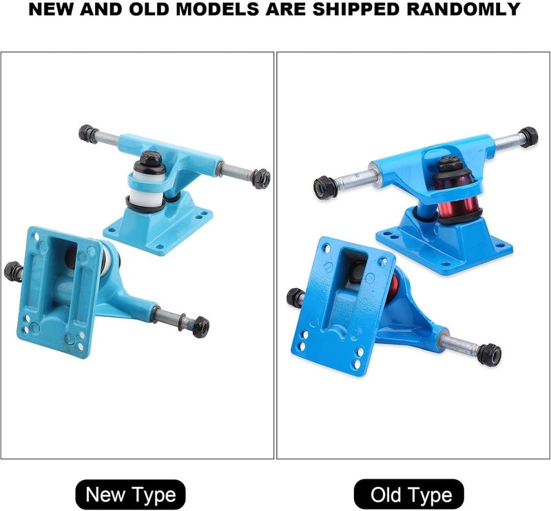 Skateboard Truck,2pcs Skateboard Trucks Combo 3.25inch Wheels ABEC Longboard Skatebaord Accessory - Image 3