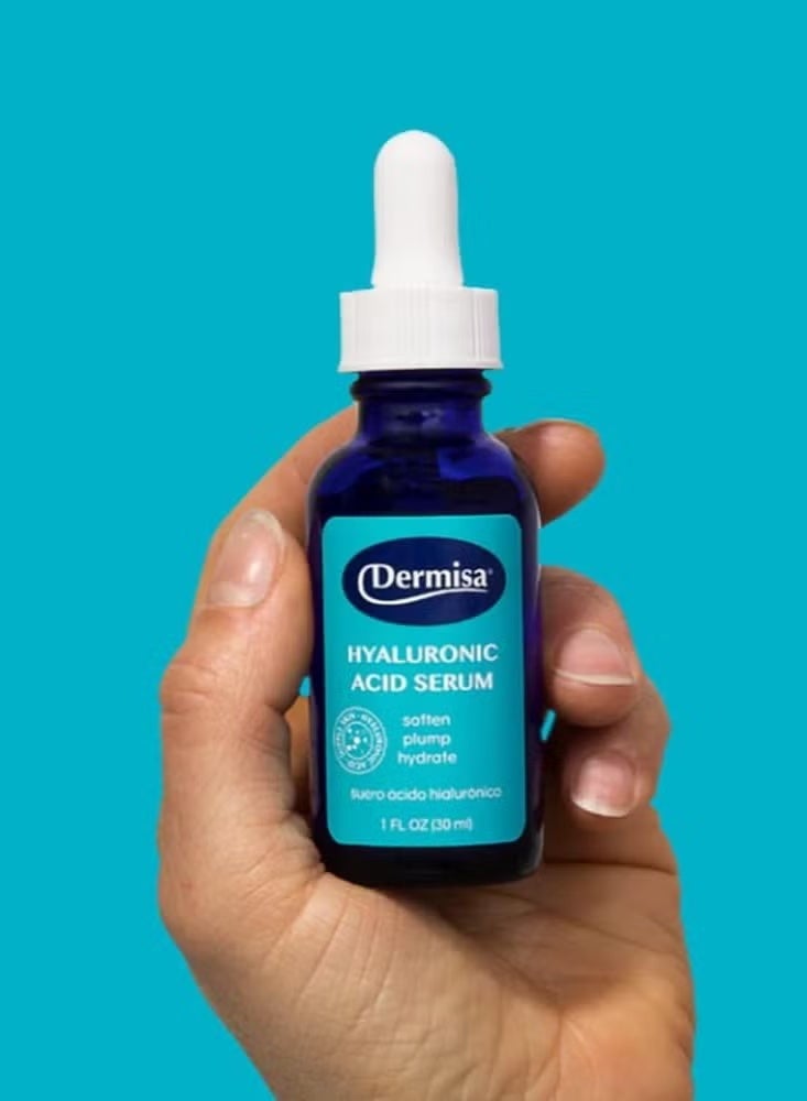Dermisa Hyaluronic Acid Face Serum 1% Pure HA + Vitamin B5 & Beta-Glucan – Deep Hydration, Plumping & Anti-Aging Moisturizer for All Skin Types, Fragrance-Free 30ml - Image 4