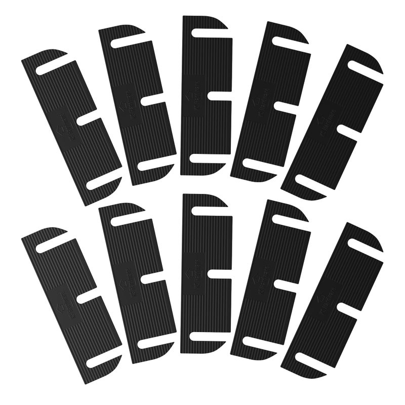 KS Hardware Door Hinge Shims 0050 Inch Thickness Can be Trimmed to 0035 inch Thickness 35 Inch Hinge Shims 10 Pack