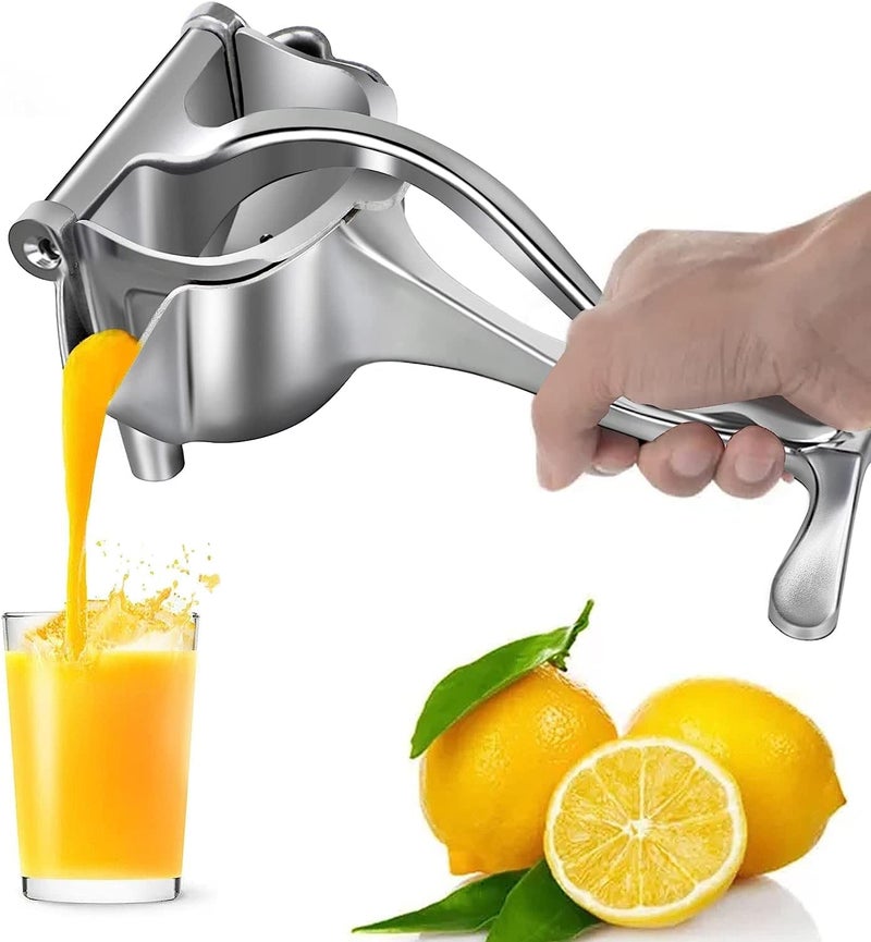HEYOL Hand Press Juicer Machine Aluminium Manual Fruit Squeezer Orange Juicer Heavy Duty Multipurpose Manual Juicer Machine for Fruits Ergonomic Handle Design - Image 1
