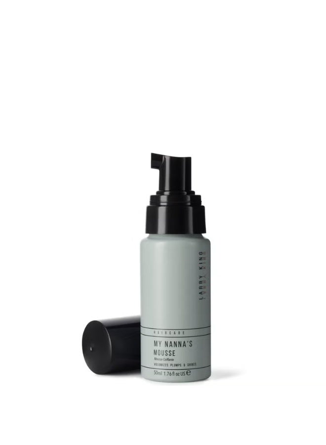 Larry King Haircare My Nanna's Mousse 50ml - Image 1
