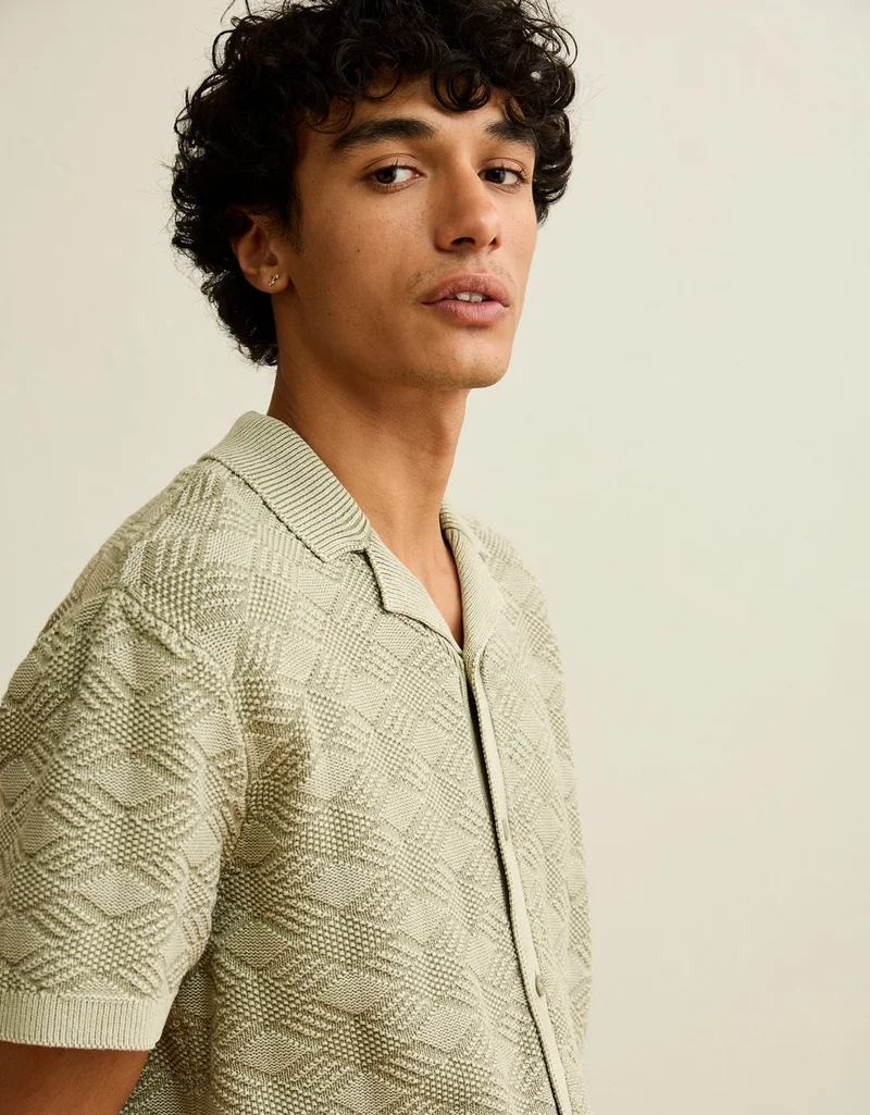 American Eagle  AE Garment-Washed Sweater Polo for Men | Best Price UAE