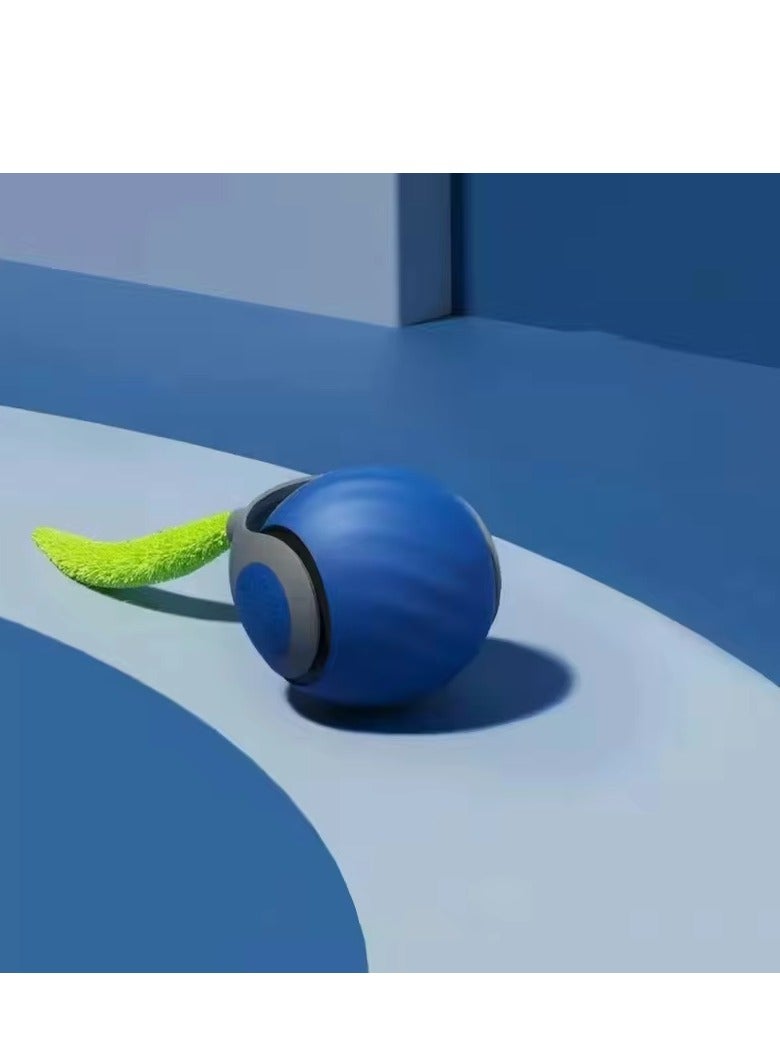 سبيدي تيل 2.0، لعبة سبيدي تيل للقطط، لعبة تفاعلية للقطط من الجيل الجديد 2025، ألعاب تفاعلية للقطط المنزلية، كرة لعبة متحركة أوتوماتيكيًا مع ذيل للقطط - Image 1